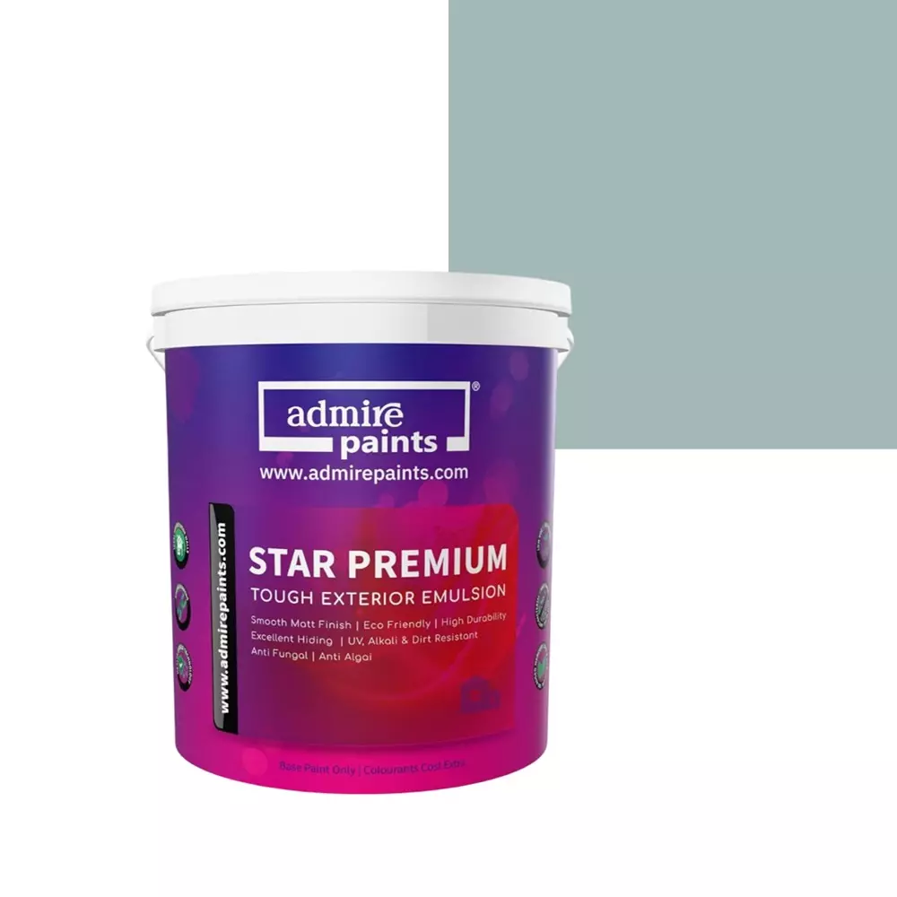 ADMIRE PAINTS STAR PREMIUM Exterior Acrylic Emulsion 20 L Capacity Sliver Spring
