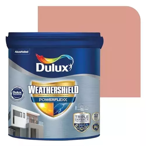 Dulux Weathershield Powerflexx Exterior Emulsion Paint Poet'S Bloom 10 L