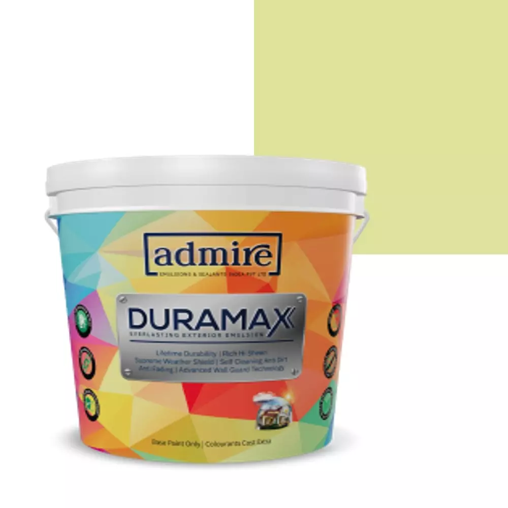 ADMIRE PAINTS DURAMAX Exterior Emulsion Paint 10 L Capacity Lime Delight