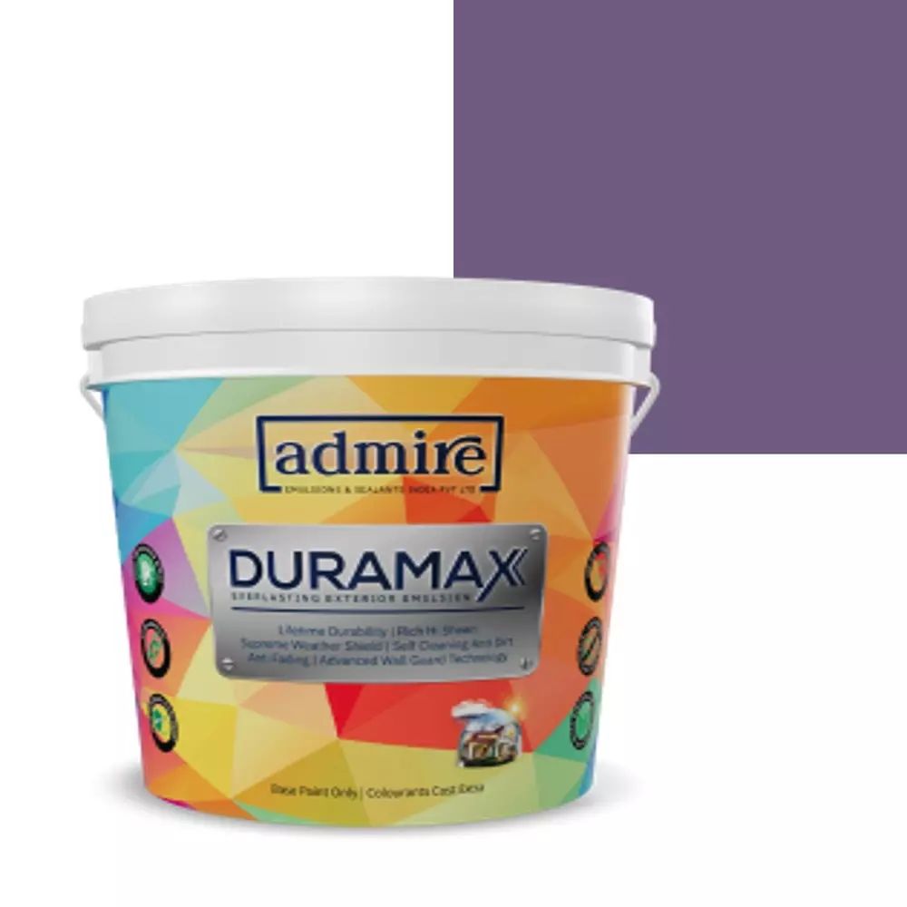 ADMIRE PAINTS DURAMAX Exterior Emulsion Paint Aronia Purple-N