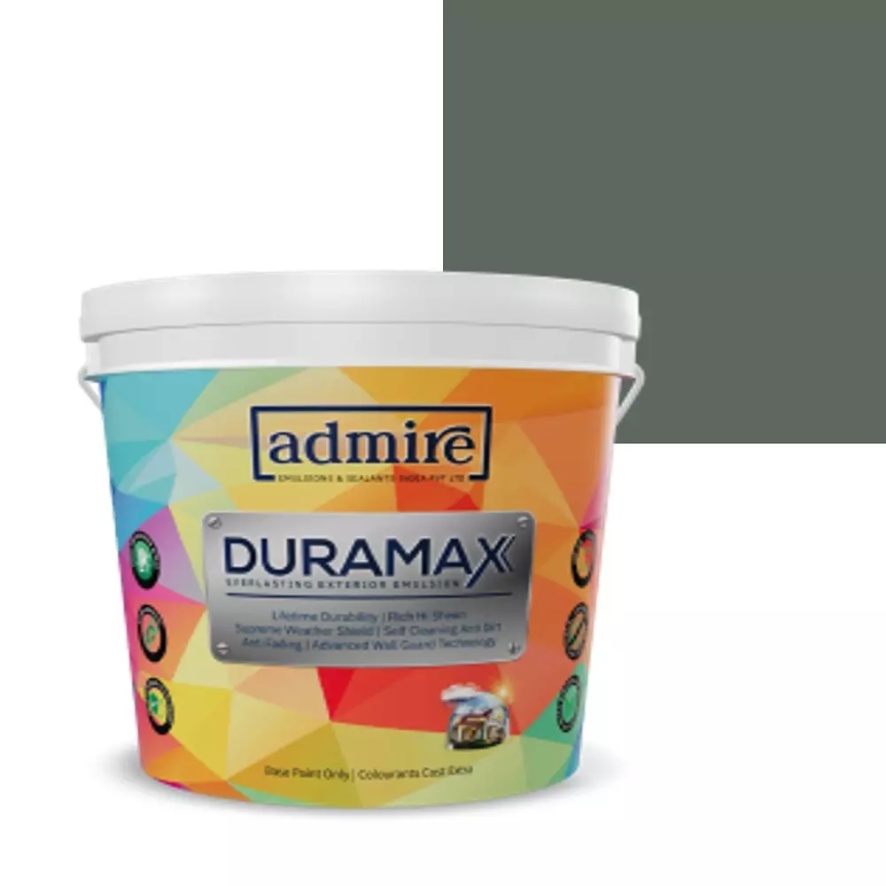 ADMIRE PAINTS DURAMAX Exterior Emulsion Paint 10 L Capacity Grey River-N