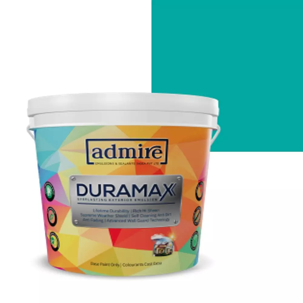 ADMIRE PAINTS DURAMAX Exterior Emulsion Paint 10 L Capacity Emerald Satin