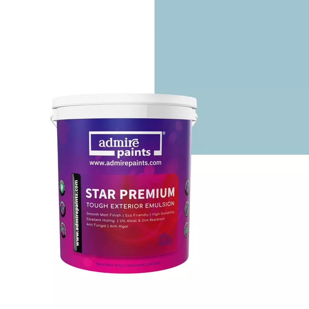 ADMIRE PAINTS STAR PREMIUM Exterior Acrylic Emulsion 20 L Capacity Manor Blue-N