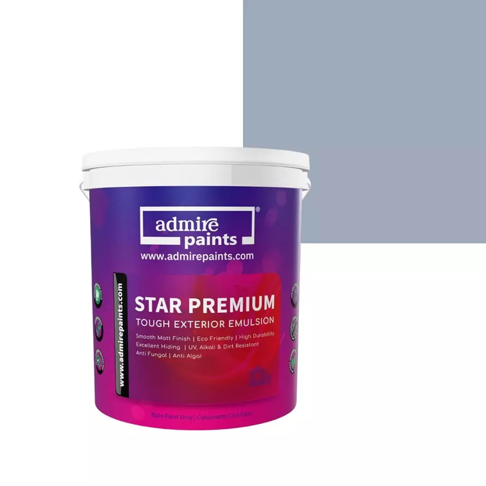 ADMIRE PAINTS STAR PREMIUM Exterior Acrylic Emulsion 1 L Capacity Thunder