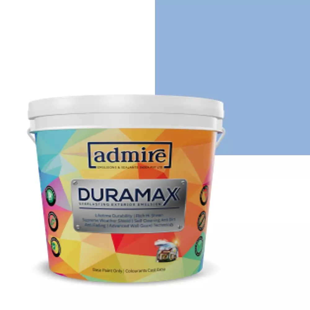 ADMIRE PAINTS DURAMAX Exterior Emulsion Paint 1 L Capacity Blue Charm