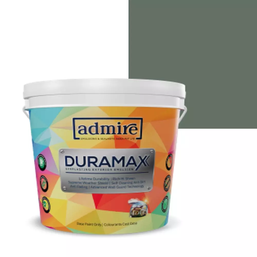 ADMIRE PAINTS DURAMAX Exterior Emulsion Paint 1 L Capacity Basilico-N