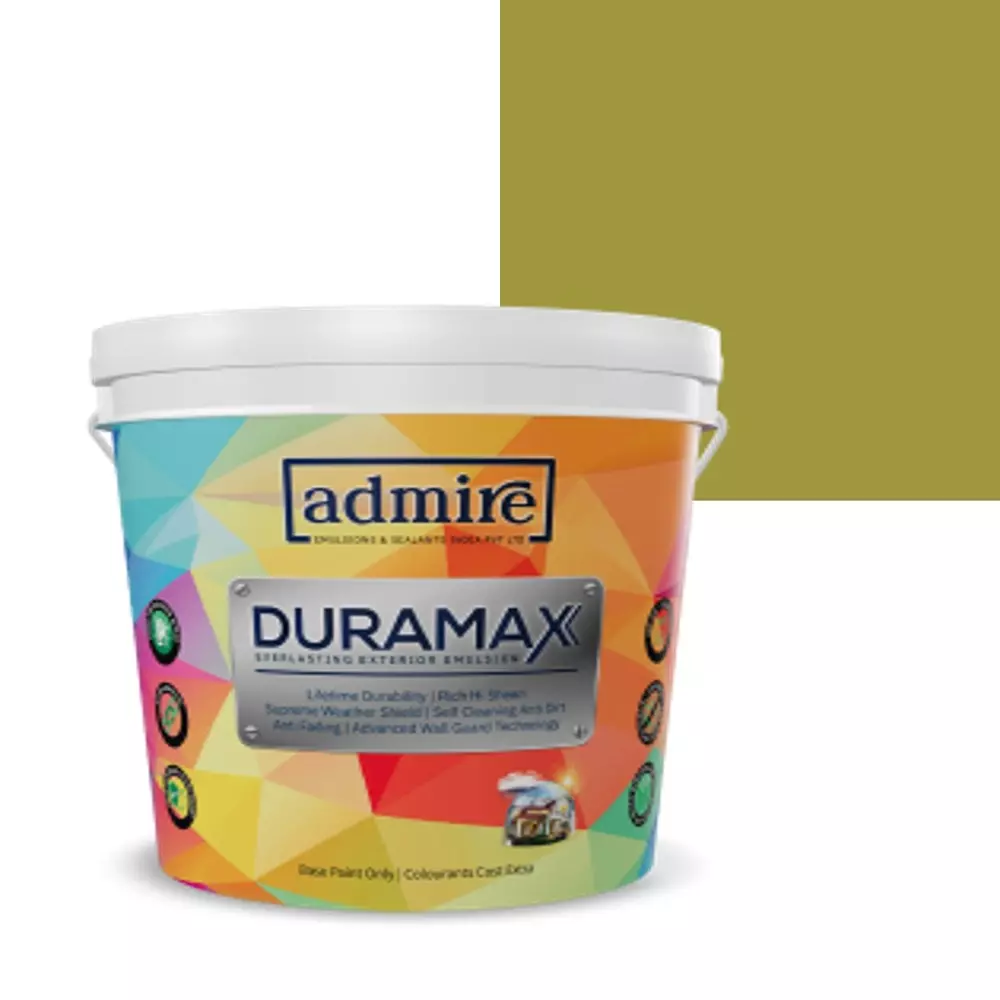 ADMIRE PAINTS DURAMAX Exterior Emulsion Paint 1 L Capacity Chlorophyll Shot-N
