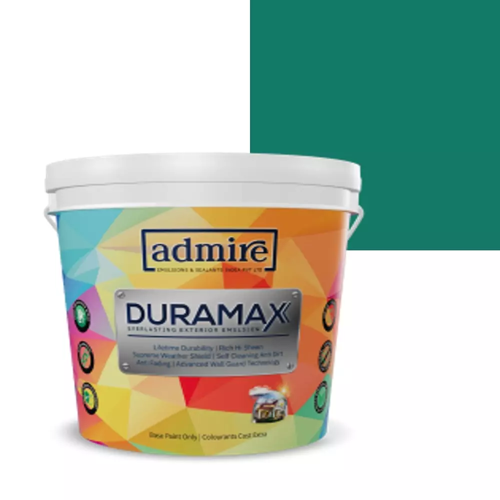 ADMIRE PAINTS DURAMAX Exterior Emulsion Paint 10 L Capacity Emerald Sea-N