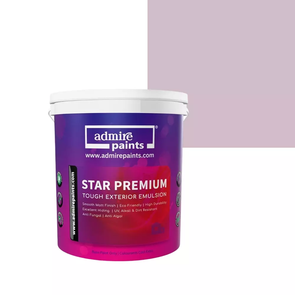 ADMIRE PAINTS STAR PREMIUM Exterior Acrylic Emulsion 4 L Capacity Pink Musing