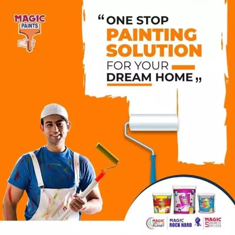 Magic Paints 2201 Ajooba Series 5 Kg Pista Matte Finish Acrylic Distemper Paint