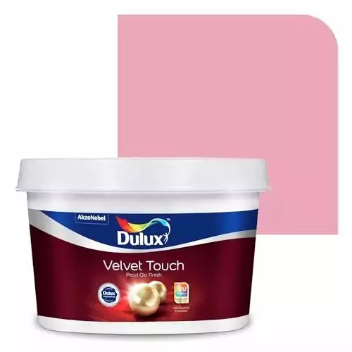 Dulux Velvet Touch Pearl Glo Interior Emulsion Paint Tickled Pink 200 ml