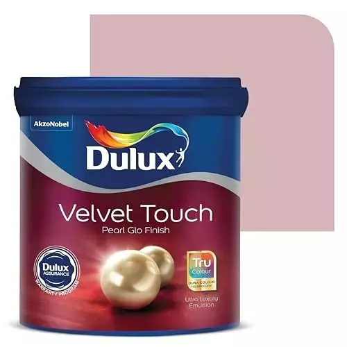 Dulux Velvet Touch Pearl Glo Interior Emulsion Paint Restoration Rose 1 L
