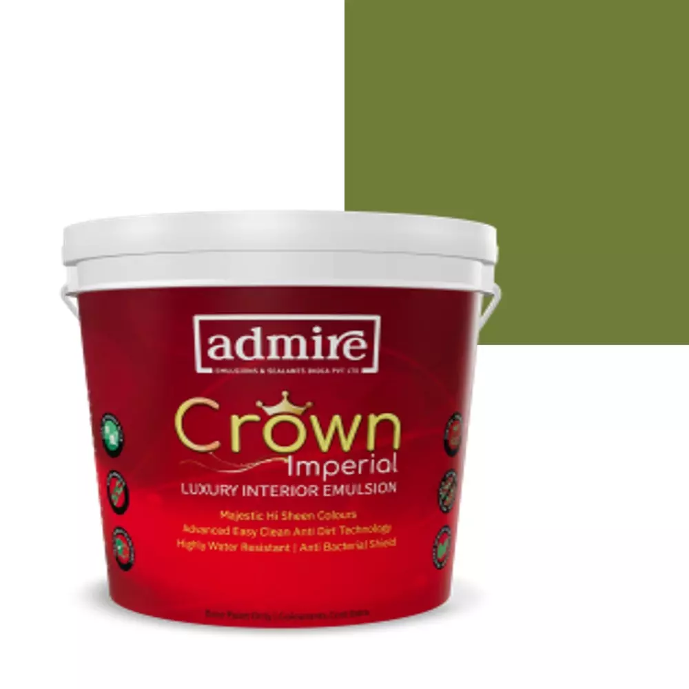 ADMIRE PAINTS CROWN IMPERIAL Luxury Interior Emulsion 10 L Capacity Dark Spinach-N