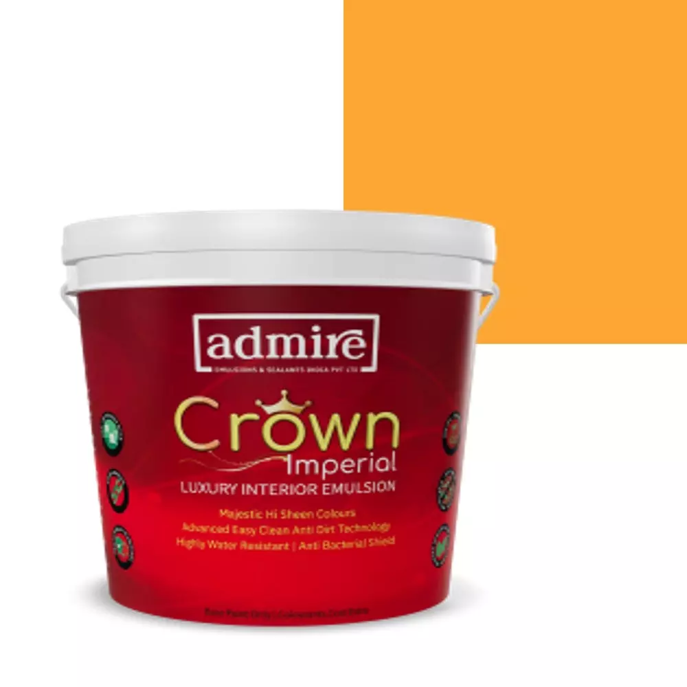 ADMIRE PAINTS CROWN IMPERIAL Luxury Interior Emulsion 10 L Capacity Kesar Delicacy-I