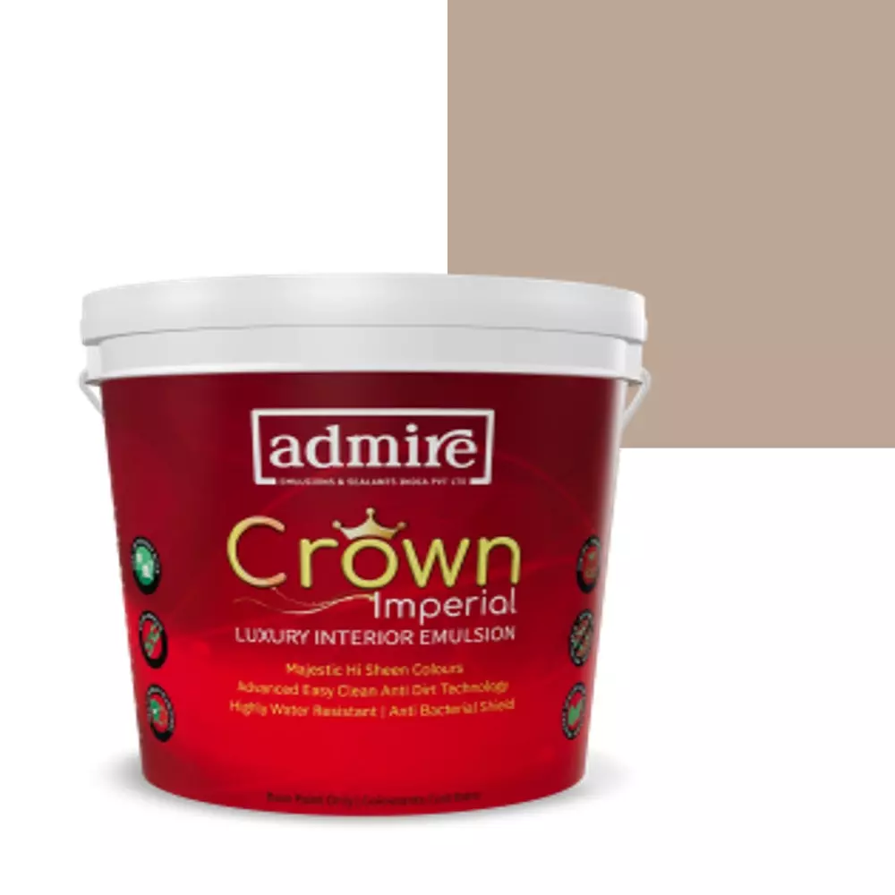 ADMIRE PAINTS CROWN IMPERIAL Luxury Interior Emulsion 10 L Capacity Light Coffee
