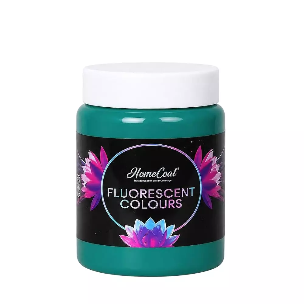 WinnerOne HomeCoat Fluorescent Colour Glow Green 500 ml Capacity, FC211 (Pack of 2 Pcs)