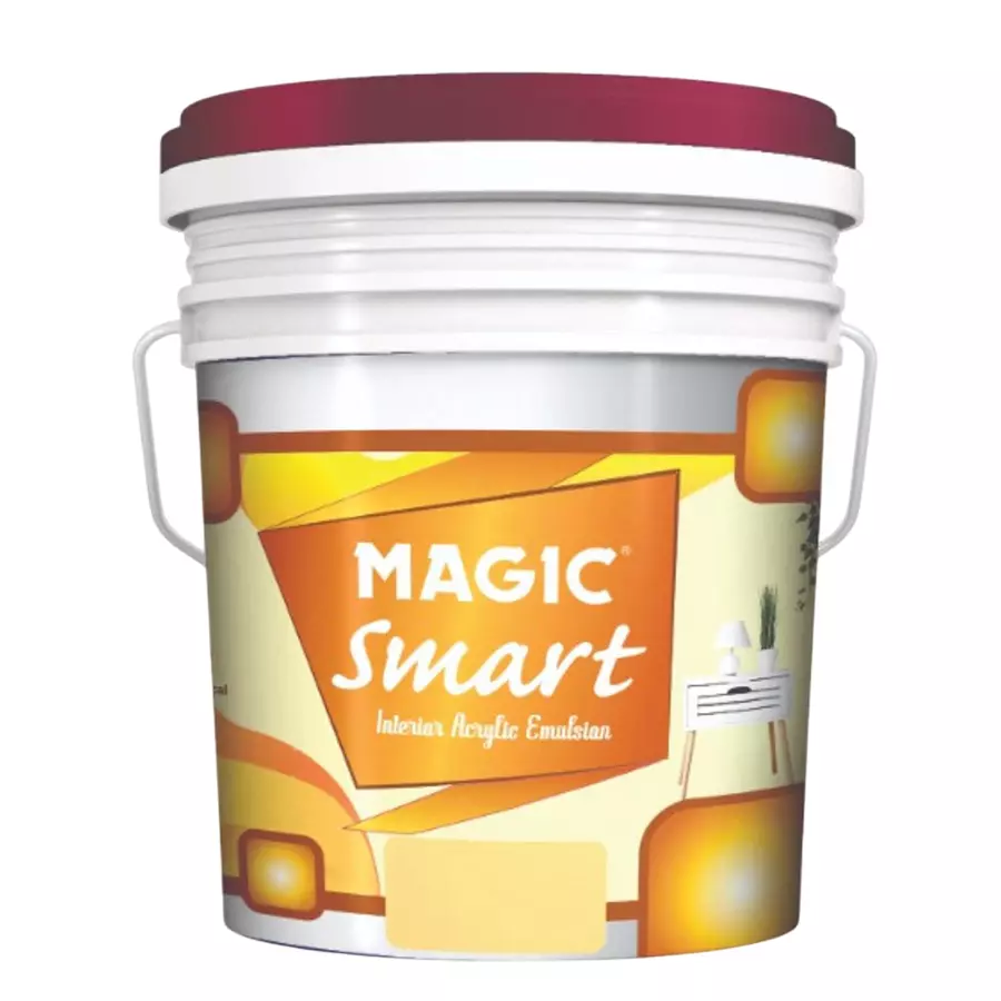 Magic Paints ‎City Lights Color Interior Acrylic Emulsion Paint Matte Finish Magic Smart Series (Capacity: 1 - 20 L)
