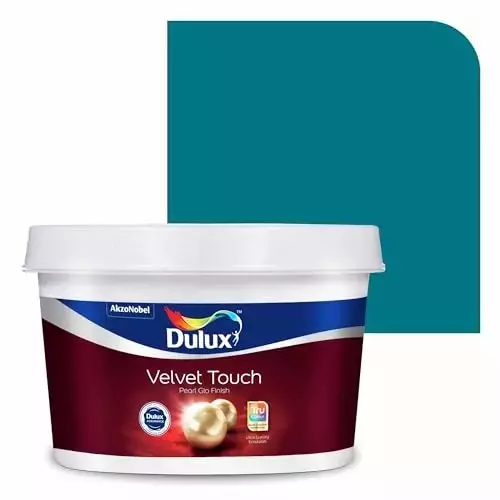 Dulux Velvet Touch Pearl Glo Interior Emulsion Paint Venetian Turquoise 200 ml