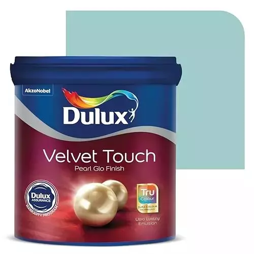 Dulux Velvet Touch Pearl Glo Interior Emulsion Paint Aqua Chintz 10 L