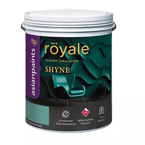 Asian Paints Royale Shyne Luxury Emulsion White 20 L High Sheen Finish, 0029