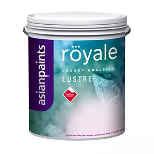 Asian Paints Royale Lustre Luxury Emulsion White 20 L Rich Sheen Finish, 0125