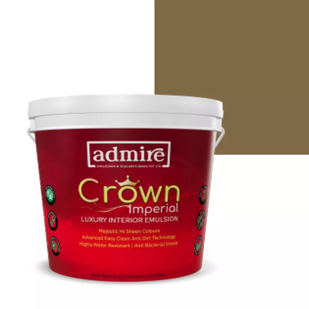 ADMIRE PAINTS CROWN IMPERIAL Luxury Interior Emulsion 10 L Capacity Brown Mustard-N