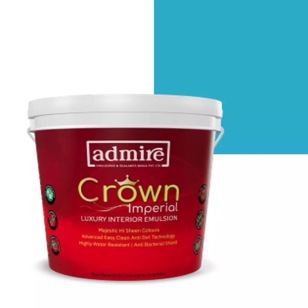 ADMIRE PAINTS CROWN IMPERIAL Luxury Interior Emulsion 10 L Capacity Azure Sky