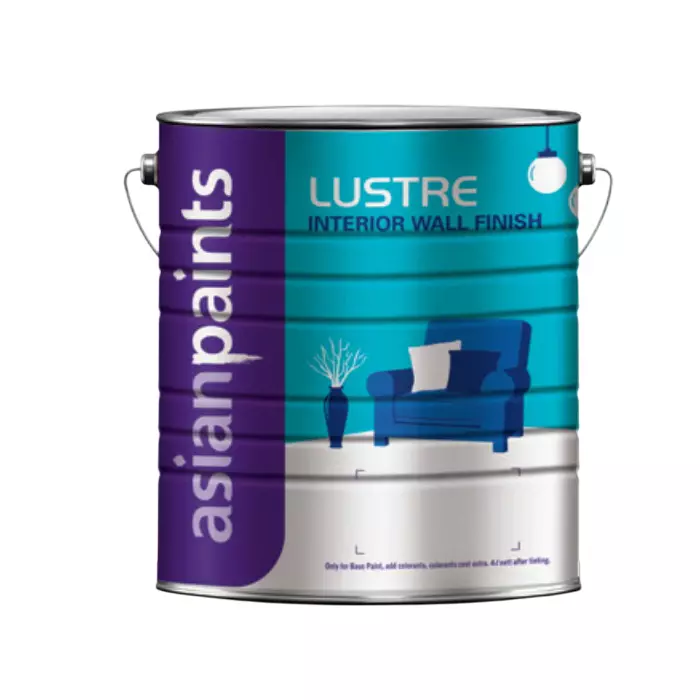 Asian Paints Lustre Interior Wall Finish 9.9 L White, 0126