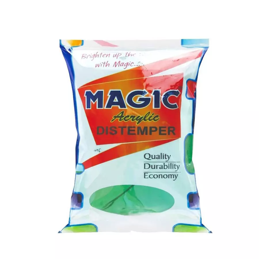 Magic Paints 1102 Series 5 Kg Light Green Matte Finish Acrylic Distemper Paint