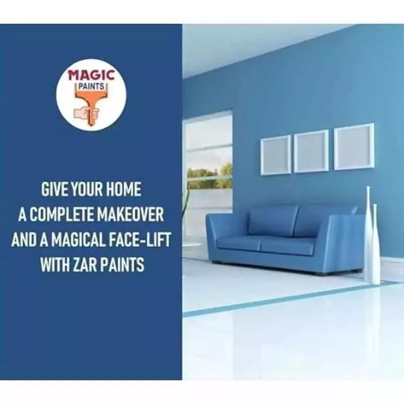 Magic Paints 1102 Series 5 Kg Light Green Matte Finish Acrylic Distemper Paint