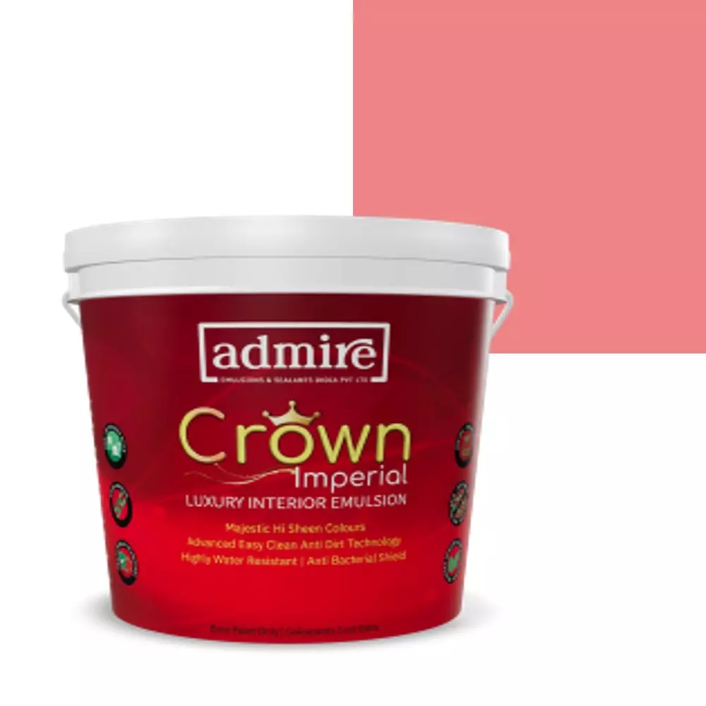 ADMIRE PAINTS CROWN IMPERIAL Luxury Interior Emulsion 10 L Capacity Guava Pink-N