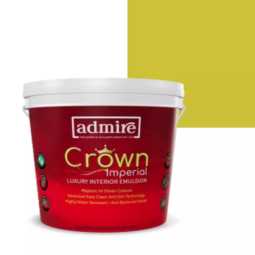 ADMIRE PAINTS CROWN IMPERIAL Luxury Interior Emulsion 10 L Capacity Amla Green-I