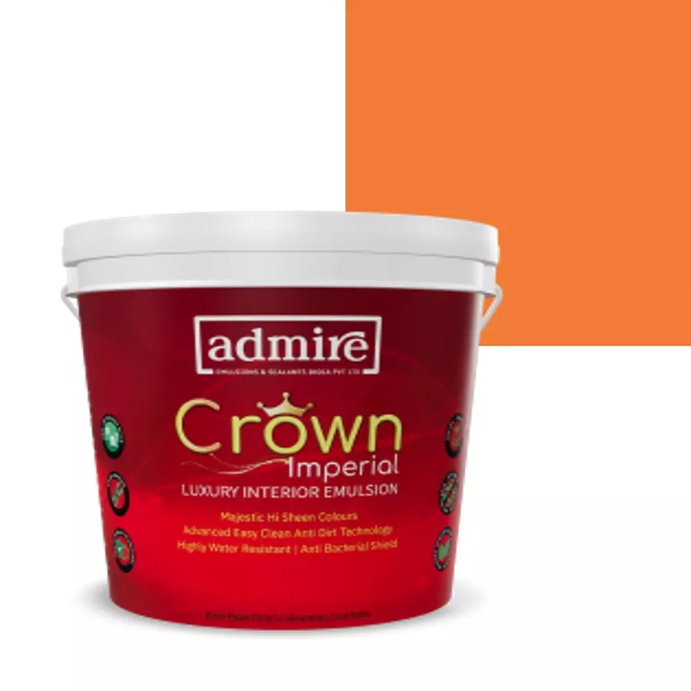 ADMIRE PAINTS CROWN IMPERIAL Luxury Interior Emulsion 1 L Capacity Gulmohar-I