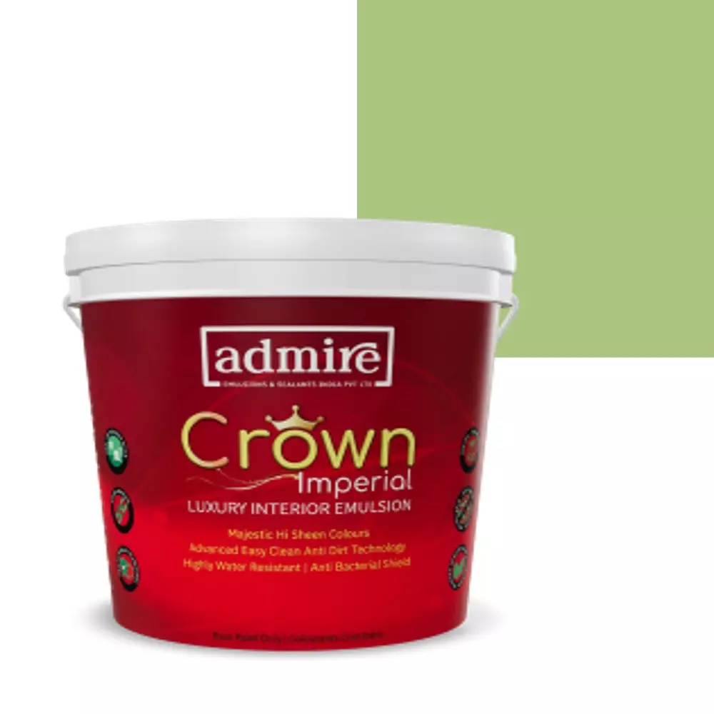 ADMIRE PAINTS CROWN IMPERIAL Luxury Interior Emulsion 1 L Capacity Green Elaichi-N