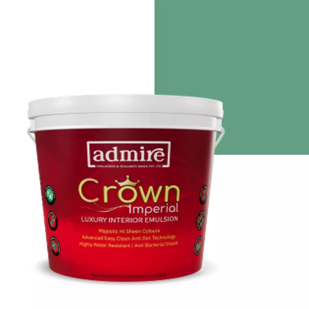 ADMIRE PAINTS CROWN IMPERIAL Luxury Interior Emulsion 10 L Capacity Kodaikanal Teal-N