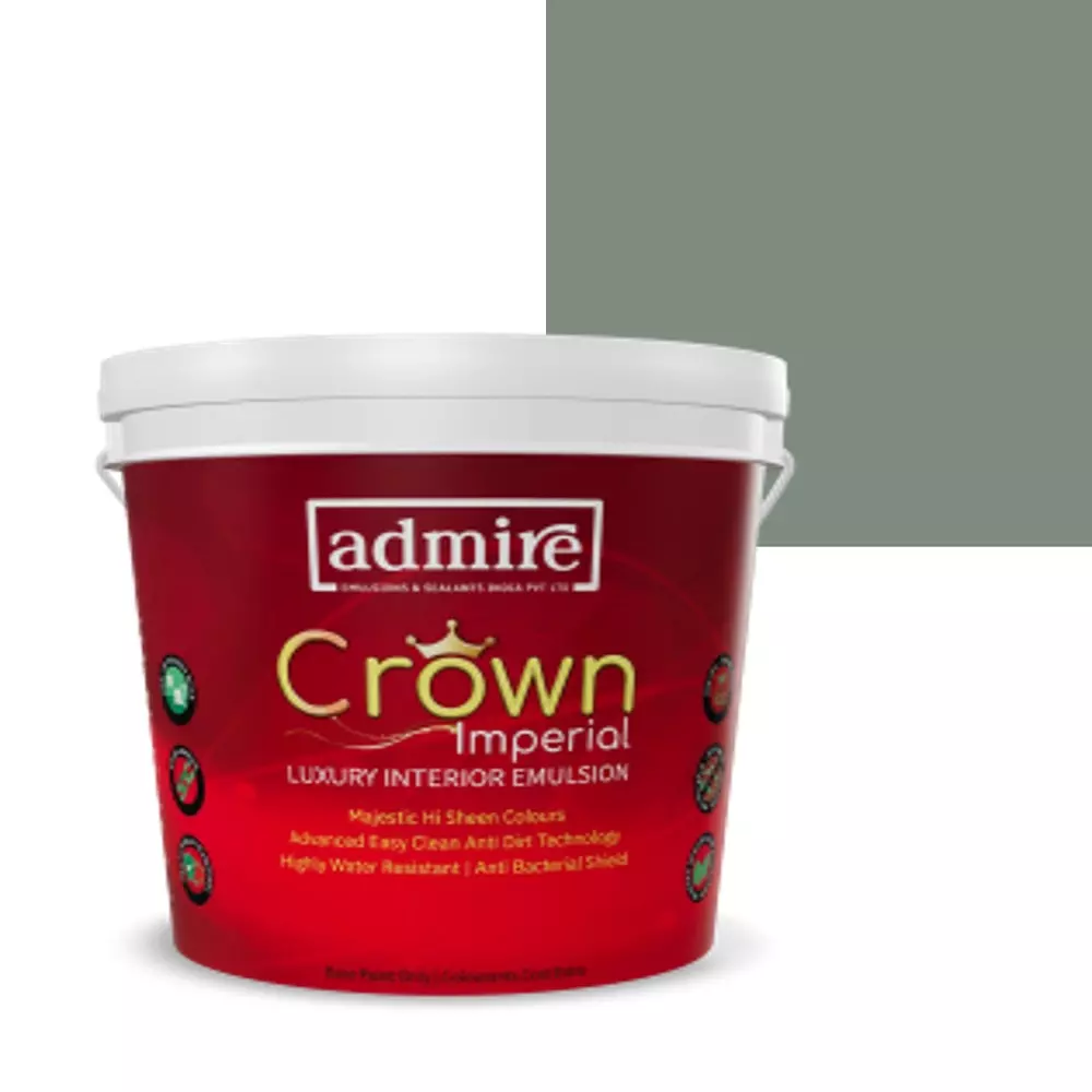 ADMIRE PAINTS CROWN IMPERIAL Luxury Interior Emulsion 10 L Capacity Silver Sage-N