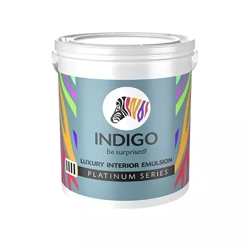 Indigo Platinum Series 1 L Luxury Interior Emulsion Paint White, INDIGO00550