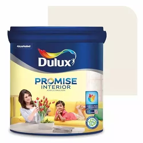 Dulux Promise Interior Emulsion Paint Floral White 1 L