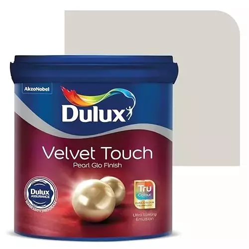Dulux Velvet Touch Pearl Glo Interior Emulsion Paint Barley Beige 4 L