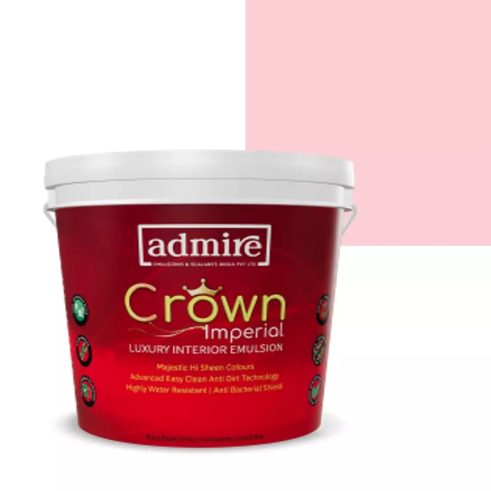 ADMIRE PAINTS CROWN IMPERIAL Luxury Interior Emulsion 10 L Capacity Garden Pink