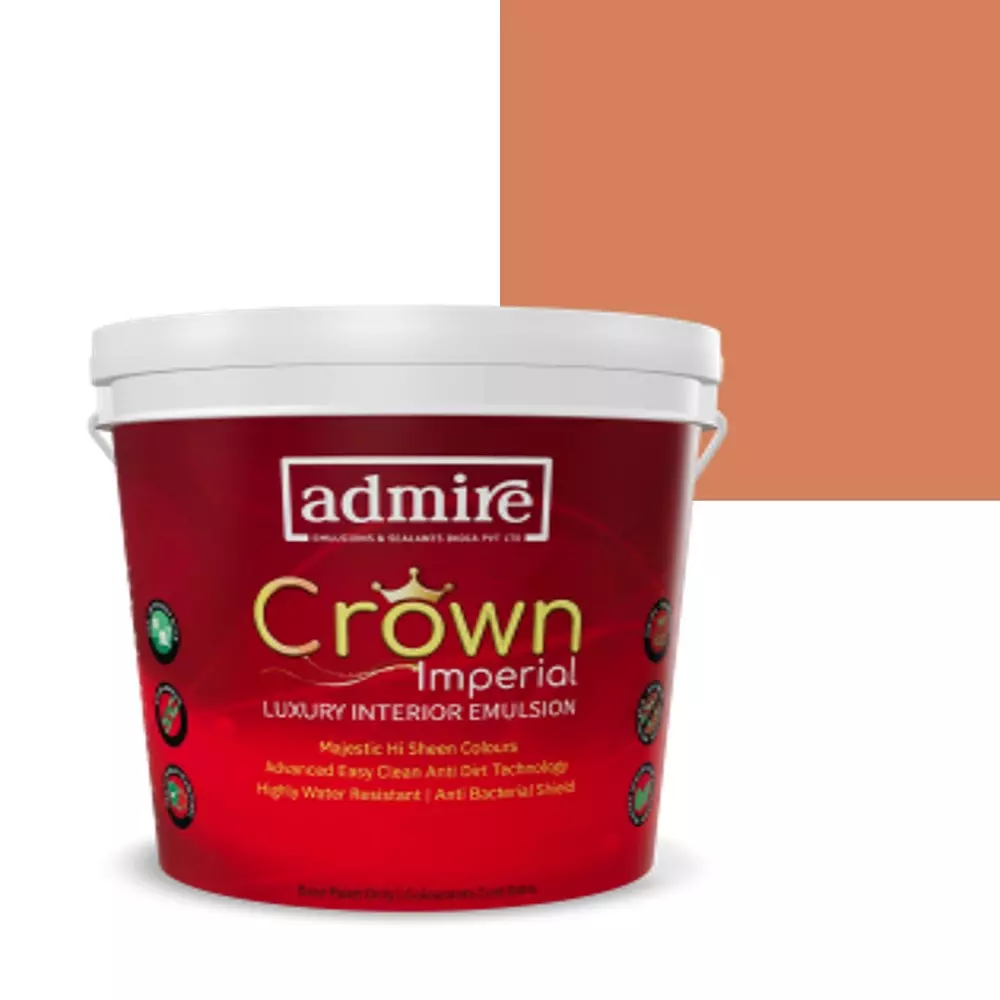 ADMIRE PAINTS CROWN IMPERIAL Luxury Interior Emulsion 10 L Capacity Deccan Earth-N