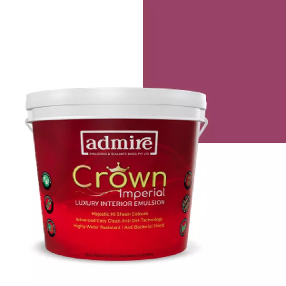 ADMIRE PAINTS CROWN IMPERIAL Luxury Interior Emulsion 1 L Capacity Fabric Pink