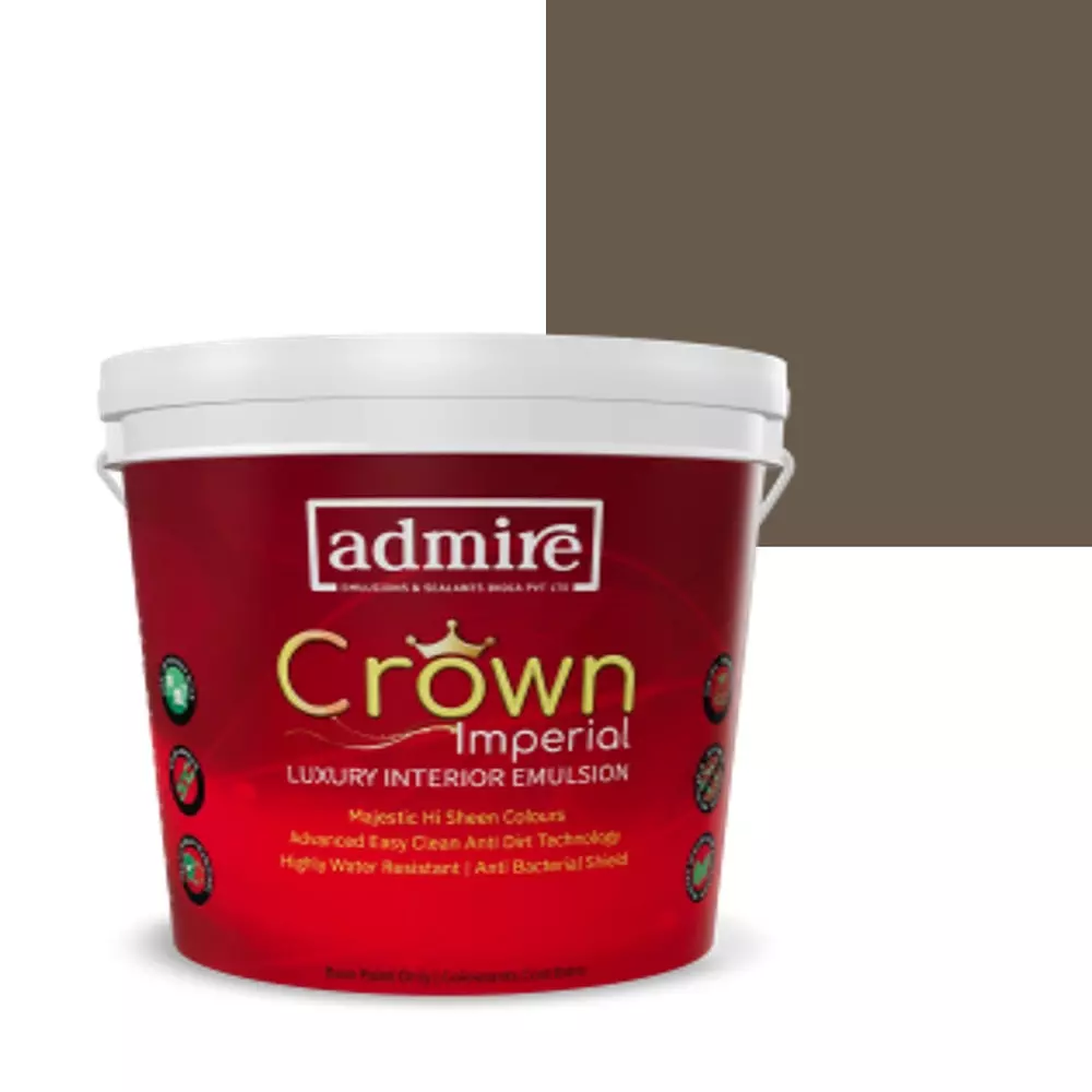 ADMIRE PAINTS CROWN IMPERIAL Luxury Interior Emulsion 1 L Capacity Mocha Mousse