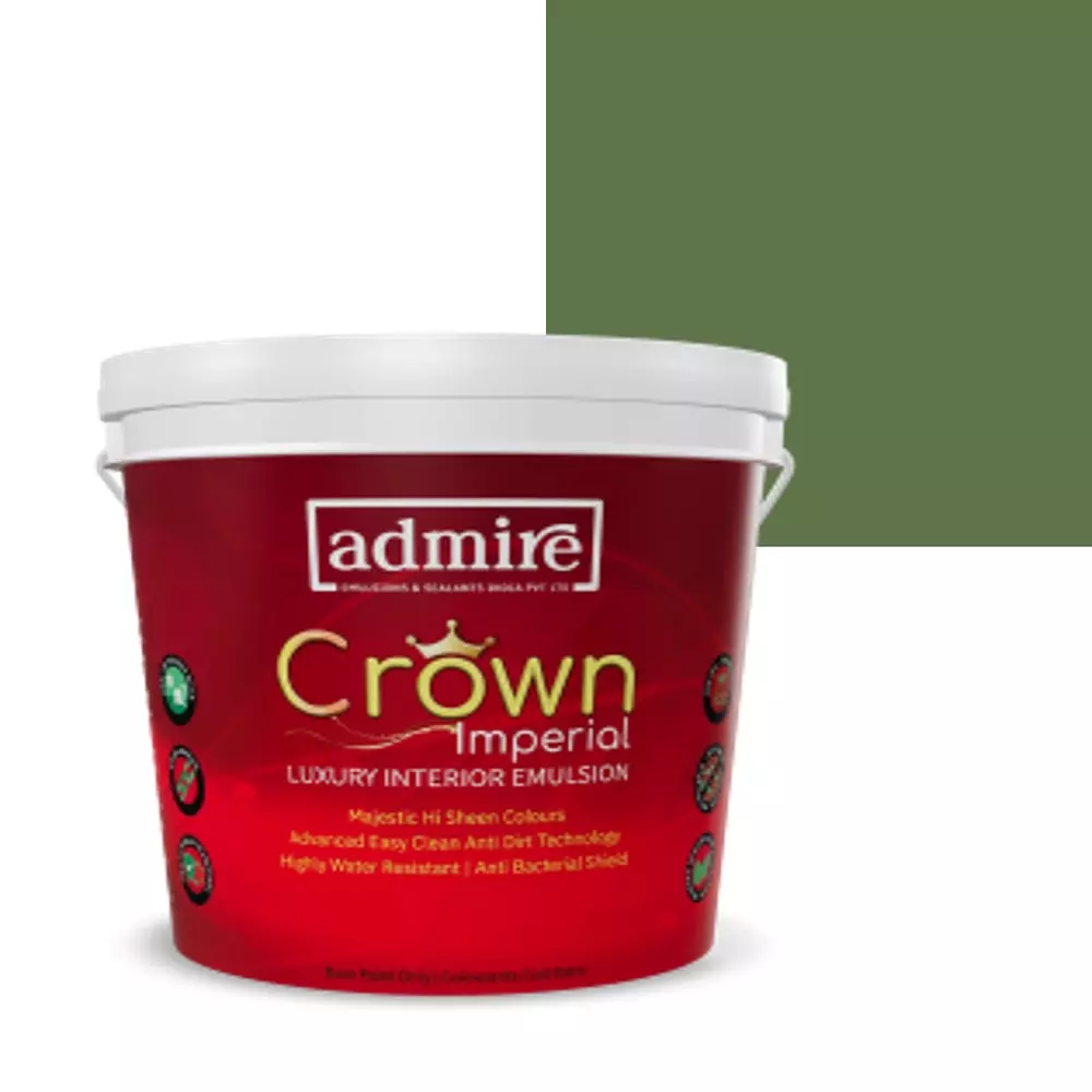ADMIRE PAINTS CROWN IMPERIAL Luxury Interior Emulsion 10 L Capacity Dark Drama
