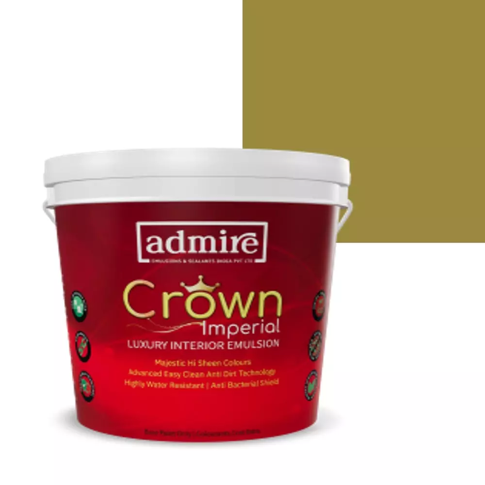 ADMIRE PAINTS CROWN IMPERIAL Luxury Interior Emulsion 10 L Capacity Moong Green-N