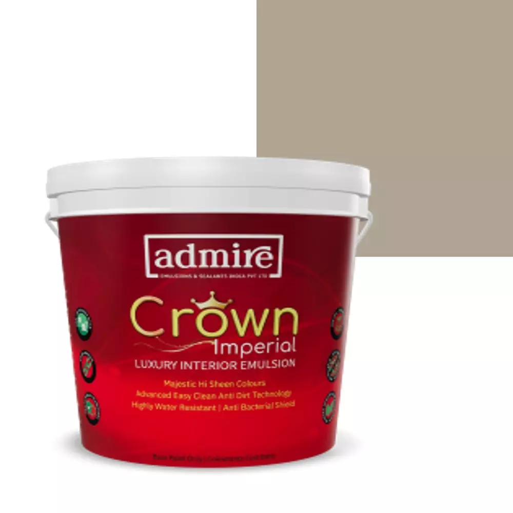 ADMIRE PAINTS CROWN IMPERIAL Luxury Interior Emulsion 1 L Capacity Butter Rum