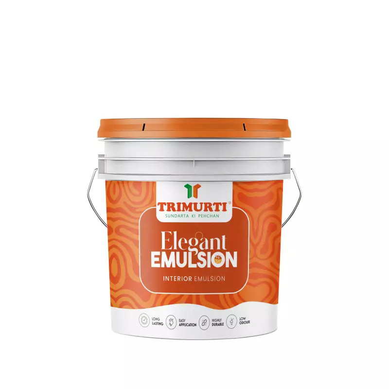 Trimurti 4 L White Elegant Interior Emulsion For Interior Walls