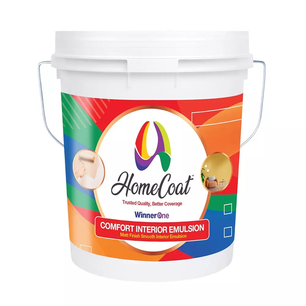WinnerOne Comfort Interior Emulsion White 1 L Bucket Matt Finish Type for Interior Walls