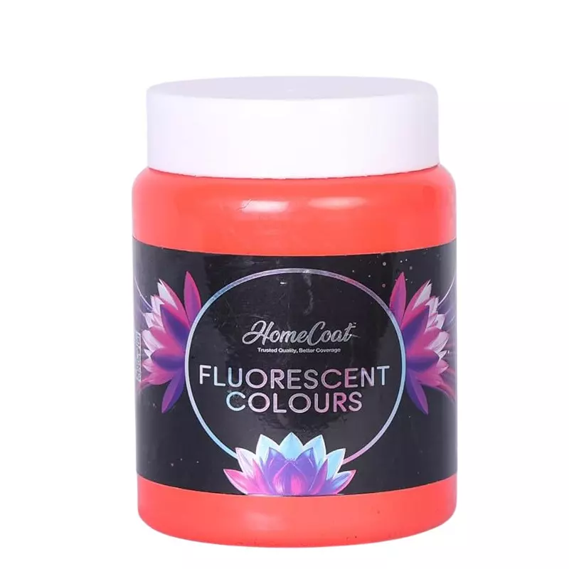 WinnerOne Fluroscent Paint Color Blood Red 500 g Glossy Finish Type for Interior & Exterior Walls