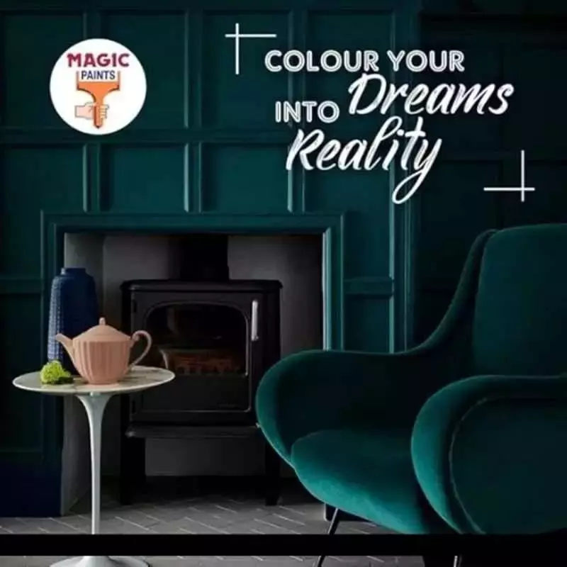Magic Paints 1102 Series 2 Kg Flo-Jo Matte Finish Acrylic Distemper Paint